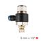 AIRCRAFT Flow Control Swiv. Elbow Pu 6mm X 1/2' M